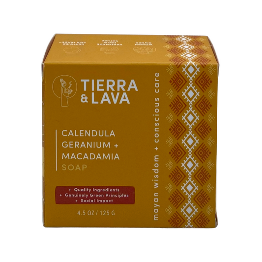 Calendula, Geranium and Macadamia Soap